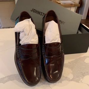 JOHNSTON & MURPHY Penny Loafers - Men Size 8